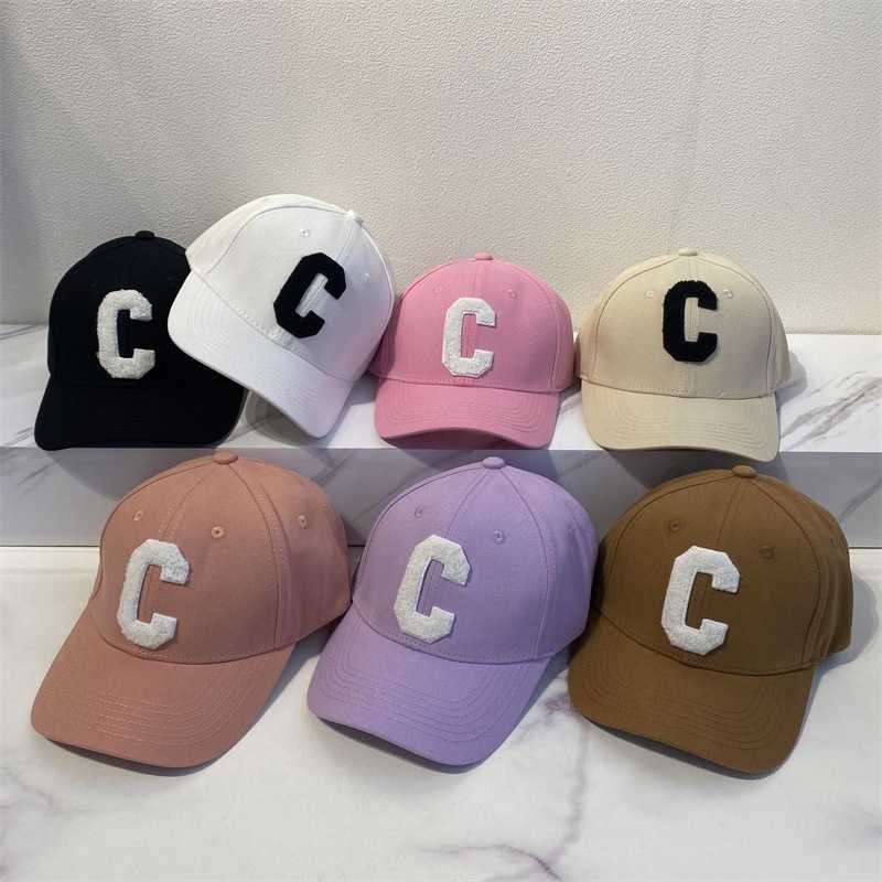 

70%OFF C-letter baseball Yang Mi match home of hat female Korean fashion simple cap net red the same type, Blue;gray