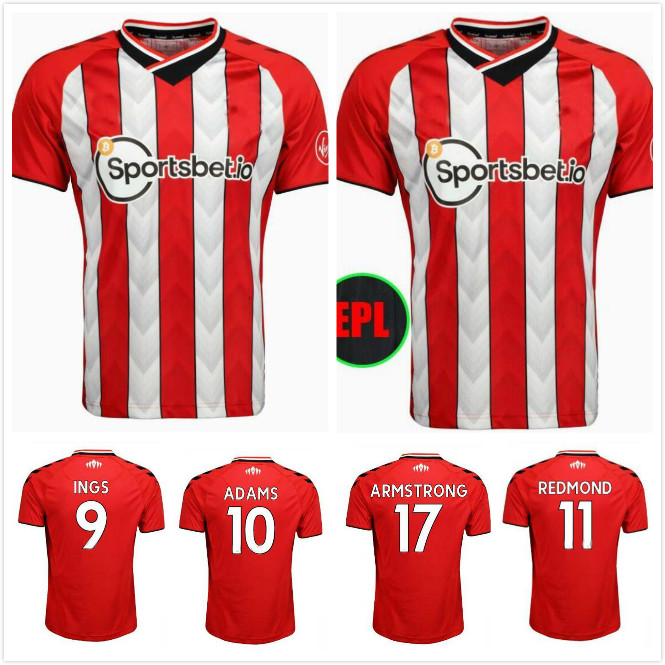 

SAINTS INGS ADAMS Soccer Jersey 2021 22 Home WARD-PROWSE Football Shirt MINAMINO REDMOND BEDNAREK WALKER-PETERS Maillots de foot, Black