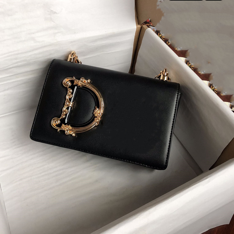 

2021 latest DG leather ladies dinner bag fashionbag clutch with full package