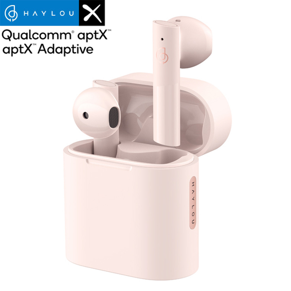 

Haylou T33 MoriPods Qualcomm QCC3040 wireless earphone Bluetooth V5.2 TWS headphone aptX adaptive AAC 4 microphones earbuds