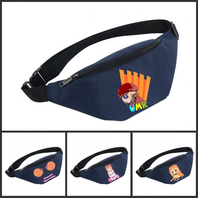 

Waist Bag Women Belt Waterproof Chest Handbag Unisex Fanny Pack Ladies Belly Bags For Himouto! Umaru-chan
