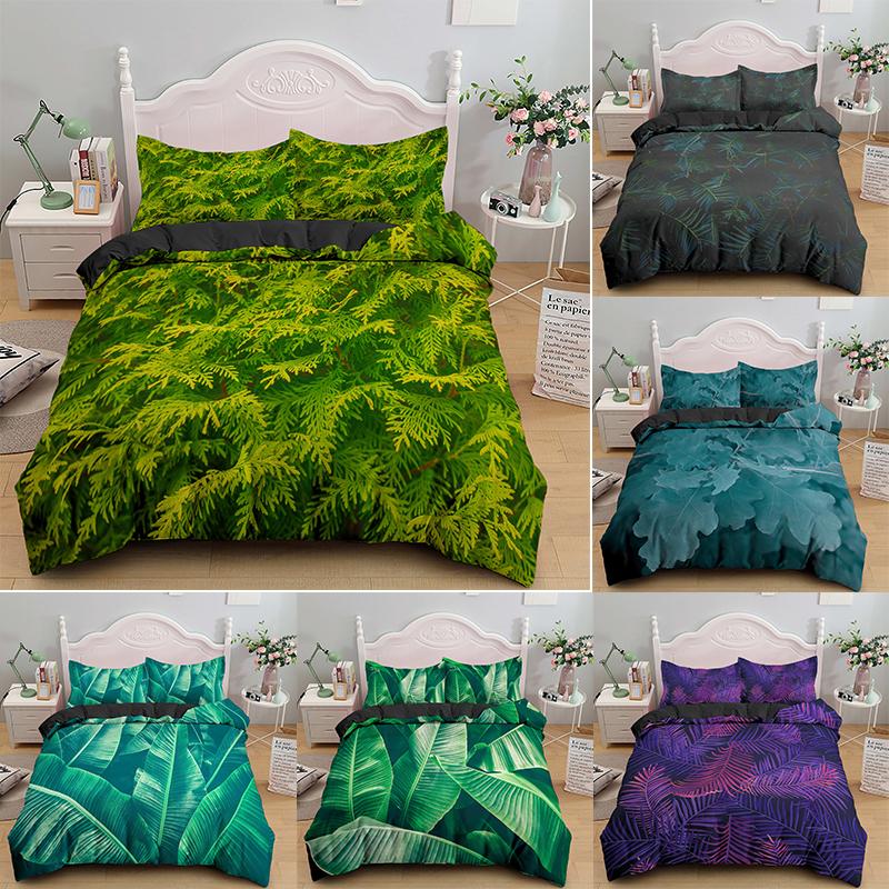 

Bedding Sets Leaves Set Comforter Twin Double Full  King Size Bedroom