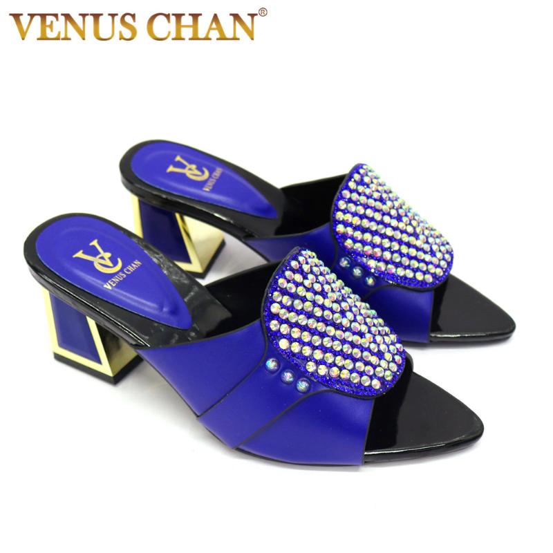 

Special Arrivals Wedding Blue Color Nigeriain Shoes Nigerian Women Party Pumps High Heels Designer Luxury 2021 Dress, Black