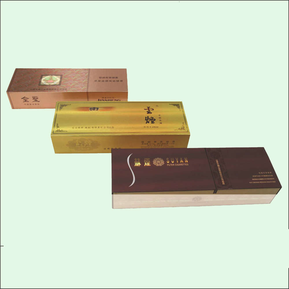 

Cigarette case Color printing advertisement gift white cardboard cigarette box