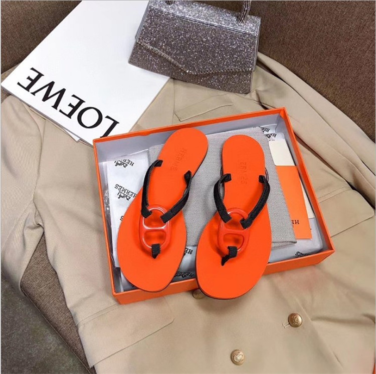 

Women Designer Shoes Slide Summer Fashion Wide Flat Slippery With Thick Sandals Slipper Flip Flop, Black