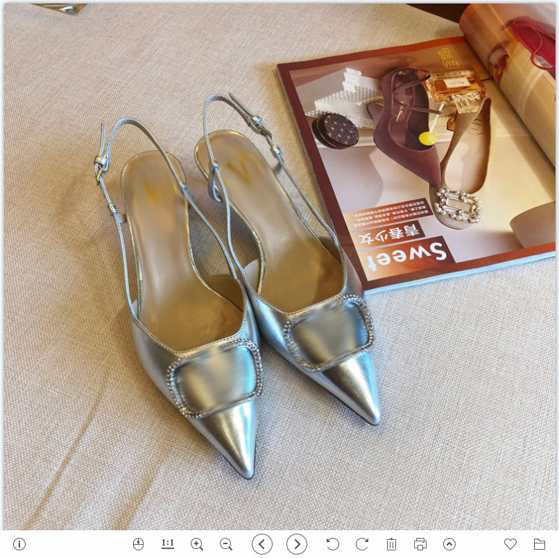 

2021 Good Quality Fashion Women Luxurys Designers Shoes Designer Sandals Womens Luxury High Heels Sandal Dress Shoess With Box Size 35-41 -G483, Silver