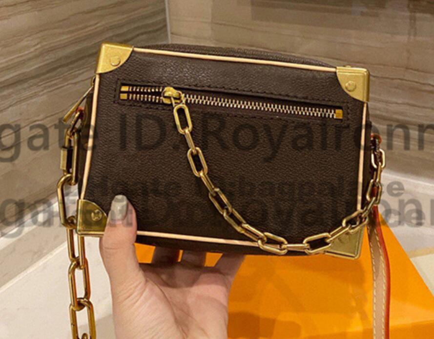

Classic Luxury Designer Shoulder Bags Cross Body Handbags Fashion Womens High Quality mother printed Chains CrossBody Bag 2021 Lady Trunk Handbag purse, B with logo