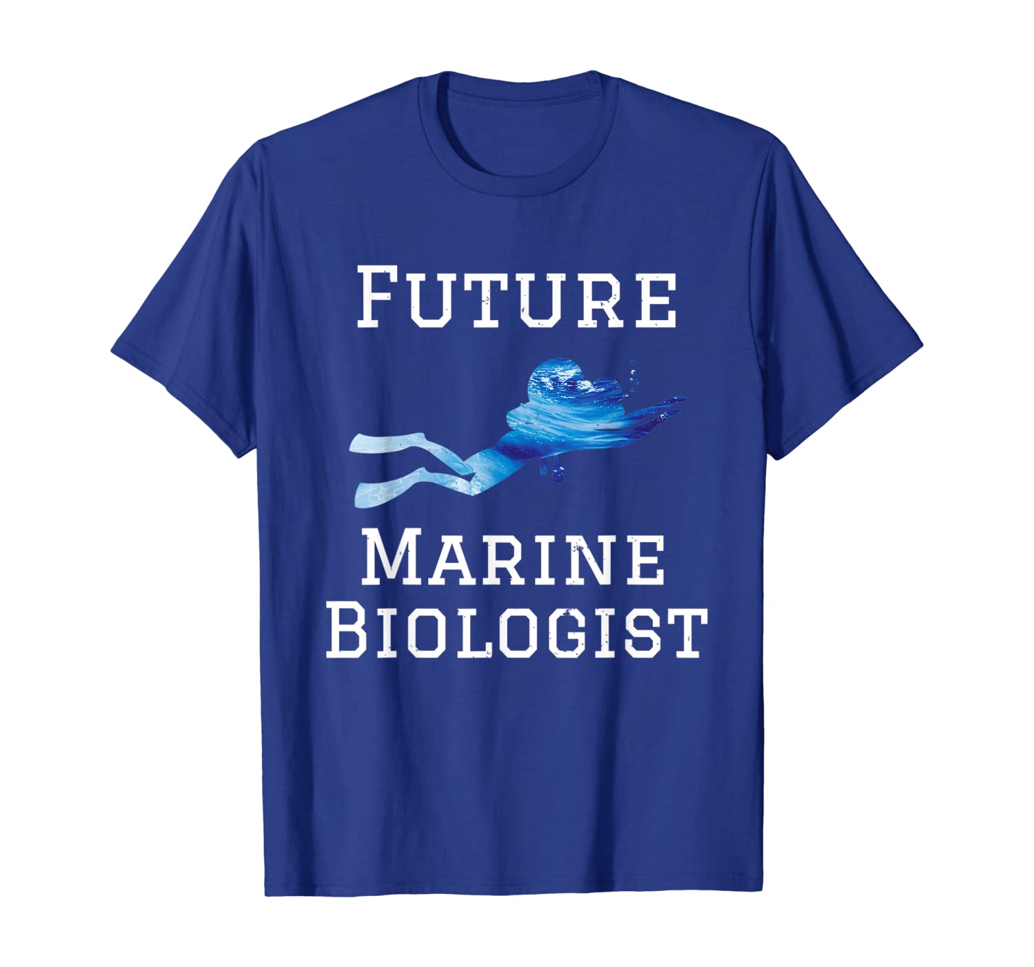 

Future Marine Biologist T-Shirt I Ocean Sea Lover Tee, White;black