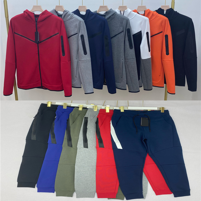 

Top Men's famous designer Tracksuits Apparel tnf Tech Fleece Hoodie Running long sleeve Sport Wide-waisted regular clothing Ankle Lengt, Gray