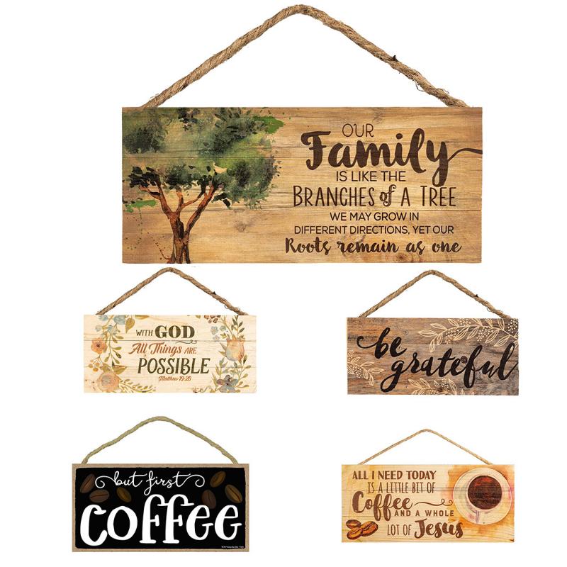 

Christmas Wooden Hanging Letter Printing Tags Design Pendant Household Accessories Hanger Decoration Decorative Objects & Figurines