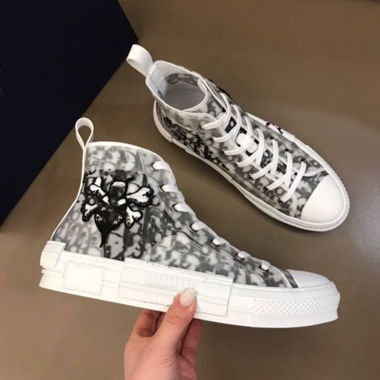 

2021 Luxurys Designer Print Canvas Casual shoes Fashion B23 High-top Low-top Lace Up White Grey Mens Sneaker Womens Design Bee Classic Trainers SIZE36-45, Not sold separately