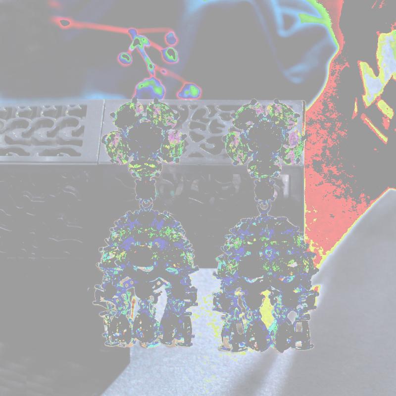 

Dangle & Chandelier CWWZircons Luxury Purple Cubic Zirconia Crystal Gold Gypsy Bell Dangly Drop Long Earrings For Women Party Costume, Silver