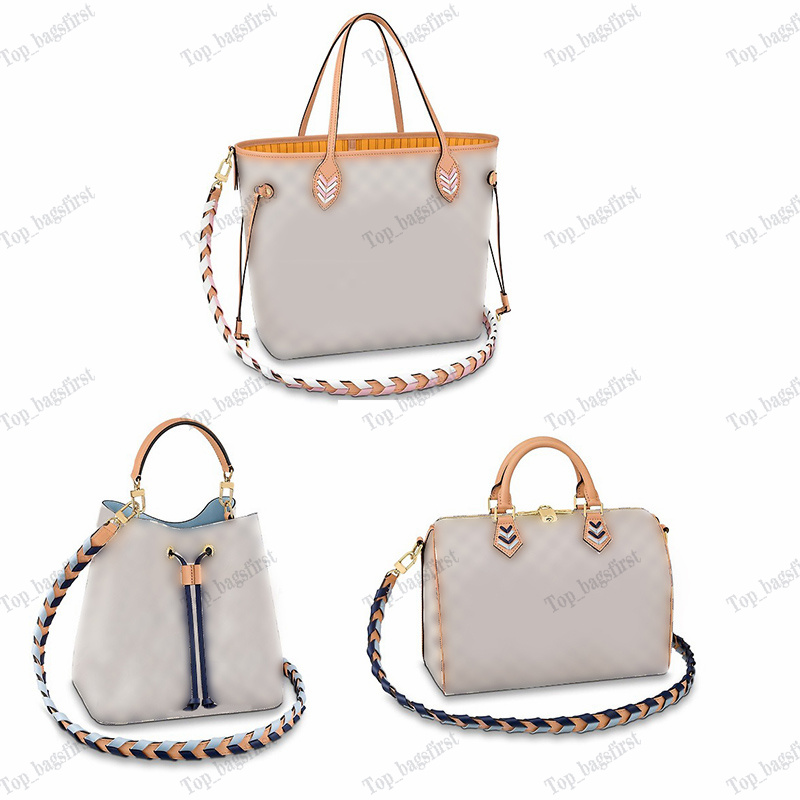 

Top quality grid NÉONOÉ Bucket Bag speedy 30 handbags womens tote shoulder bags Champagne Latest Styles Cowhide-leather trim, Customize