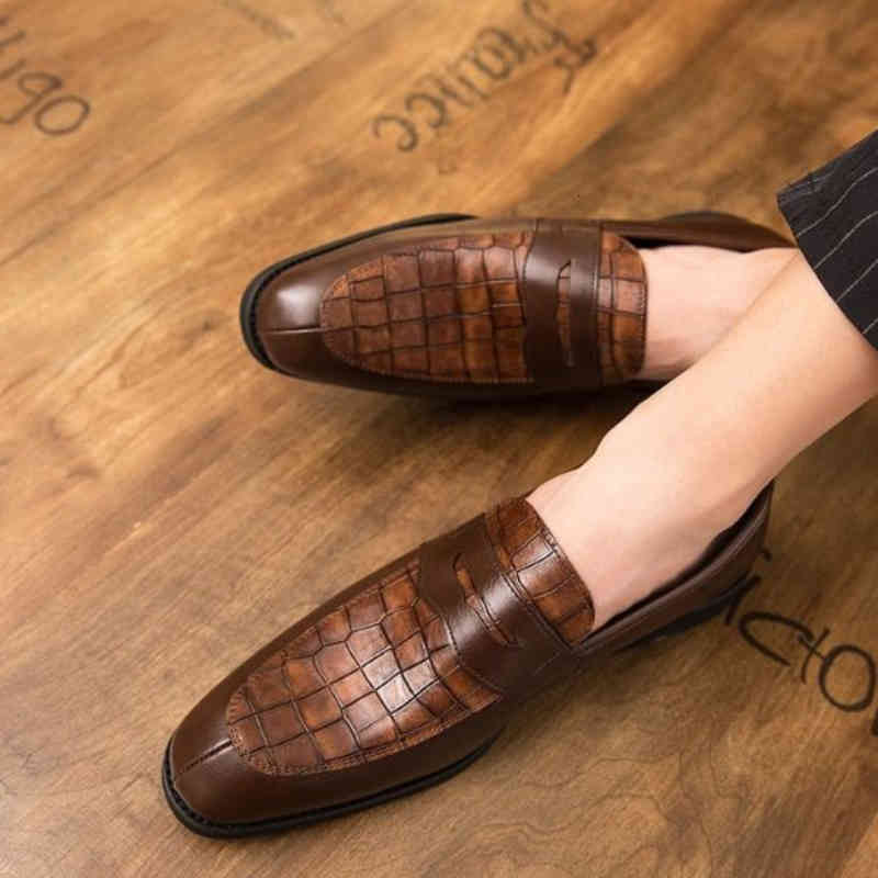 

dress shoes sapatos masculinos de verÃ£o em pu respirÃ¡vel, calÃ§ados tendÃªncia lazer com um pedal para jovens e negÃ³cios, fundo reto, confortÃ¡, Black