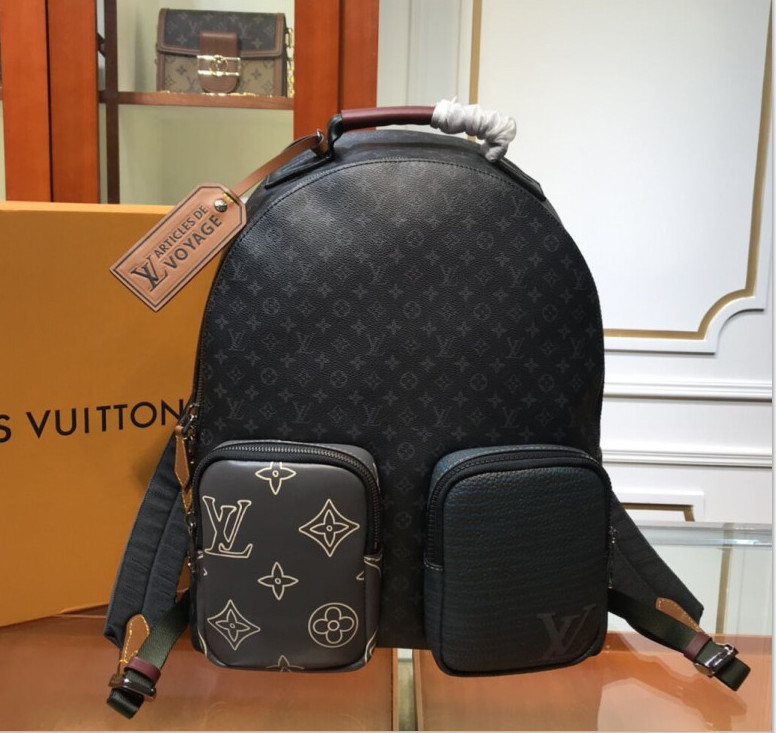 

LVLOUISVITTON bagVUTTON B 100% genuine leather Good quality 1:1 backpack for women handbag shoulder bag man Satchel S
