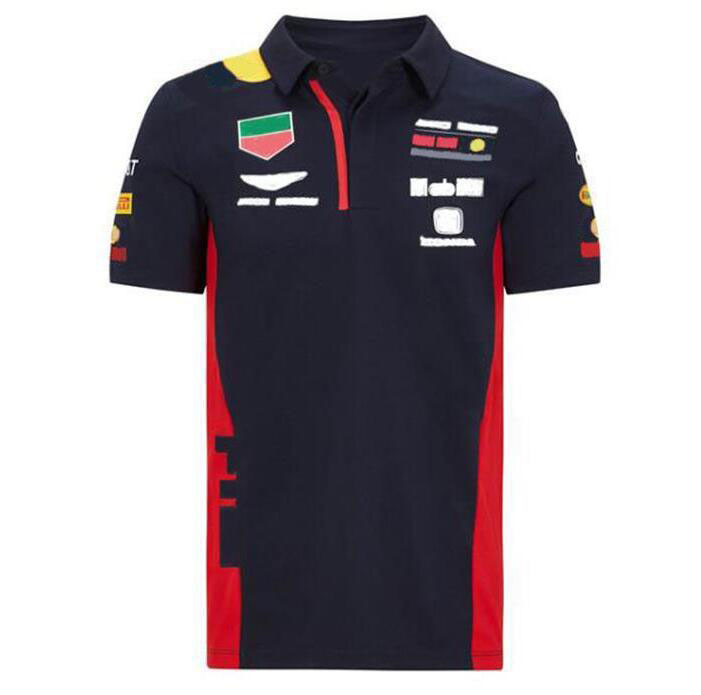 Formula World Championship F1 racing suit lapel POLO car fan casual breathable half-sleeved T-shirt-image-679923495
