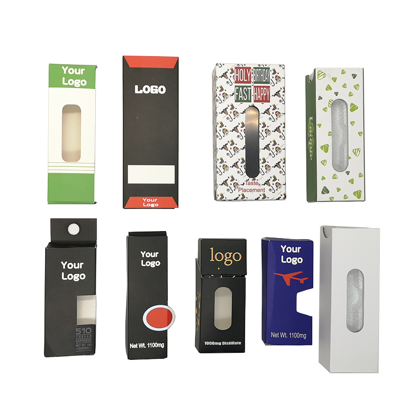 

Customized Vape Cartridges Packagings Box for All Thick Oil 0.5ml 1.0 ml Ceramic Carts OEM Boxes Packaging