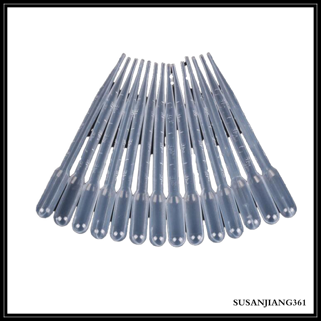 

EPACK 0.5ML Plastic Test Tubes Liquid Drop Eye Droppers Pasteur Pipette For Perfume Scent Essential Oil Sample