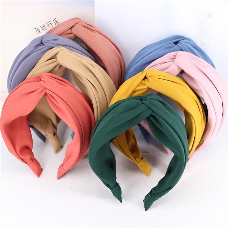 

Pinksee Sweet Temperament Solid Color Knotted Hair Band Women Girls Simple Cloth Wide Side Headband Casual Daily Hoop Clips & Barrettes, Golden;silver