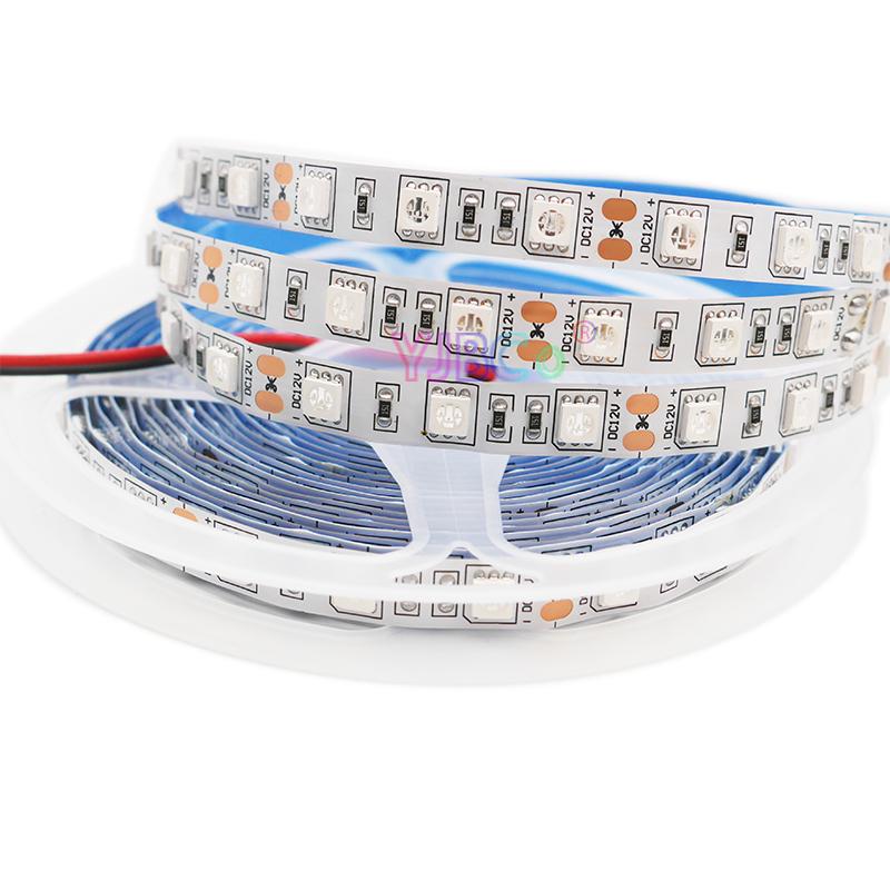 

5m High Bright UV Led Strip Light DC12V SMD 60leds/m Purple 395nm Ultraviolet IP20/IP65 Flexible Lamp Tape Strips