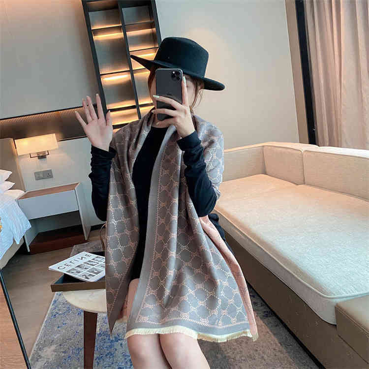 

70% OFF Design Cash imitation cashmere scarf women's 2021 new brushed shawl versatile fashion thickened warm Bib
