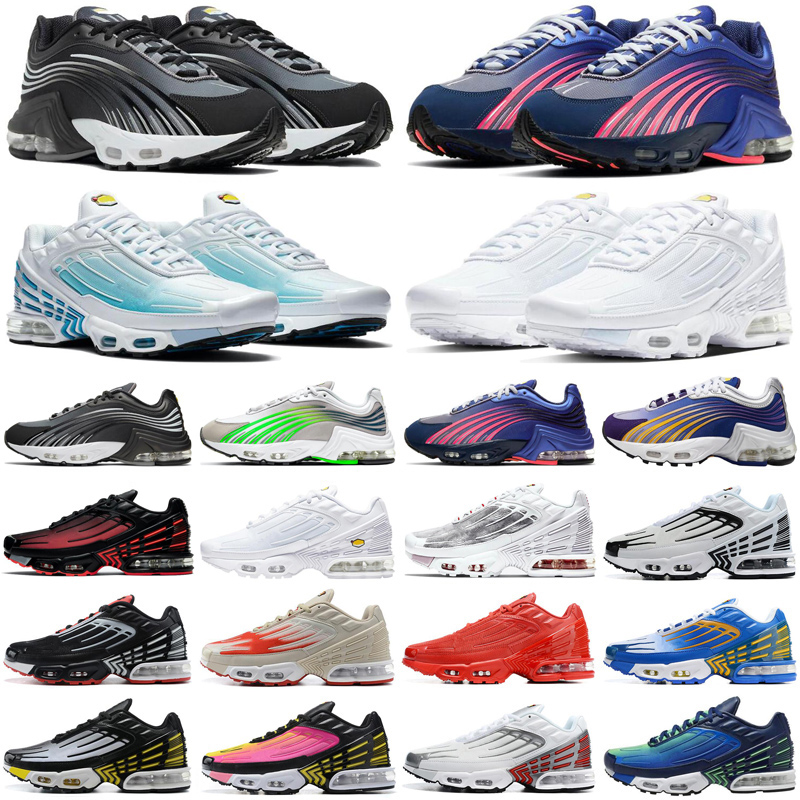 

tn plus 2 3 men women running shoes triple white Black Laser Blue mens trainers sports sneakers, #5 36-45