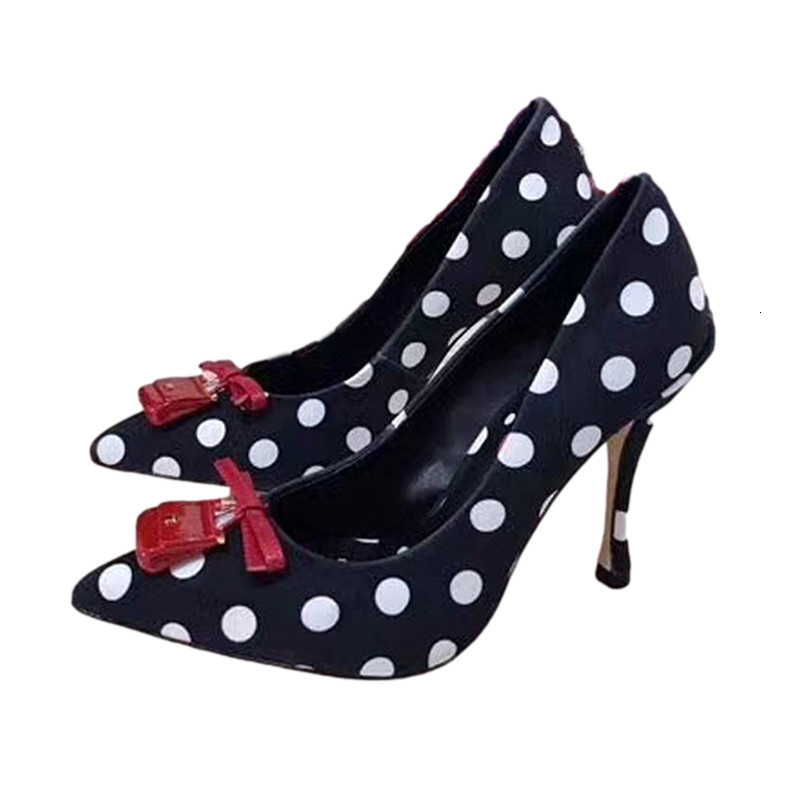 

Sandals Runway Pointed Toe High Heel Pumps Women Jacquard Fabric Bow Knot Small Bag Decor Single Shoes Party Dress Sexy Stilettos, Red 6.5cm