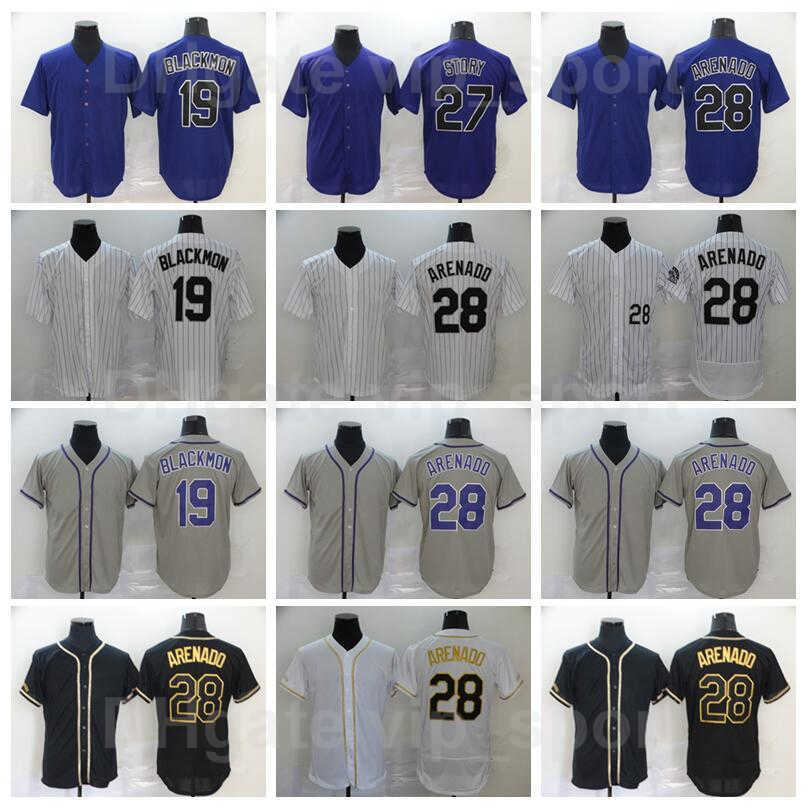 

Men Baseball 19 Charlie Blackmon Jersey 27 Trevor Story 28 Nolan Arenado Cooperstown Flexbase Cool Base Stripe White Purple Grey Stitched, 19 purple