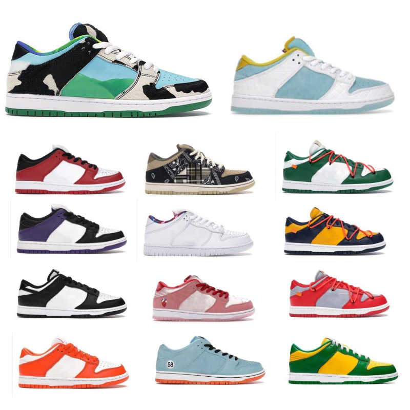 

2021 DUNK Shoes Men Women SB Chunky Dunky FTC Sneakers Low Sean Cliver StrangeLove Skateboard Paris Brazil Court Syracuse White Kentucky Cas
