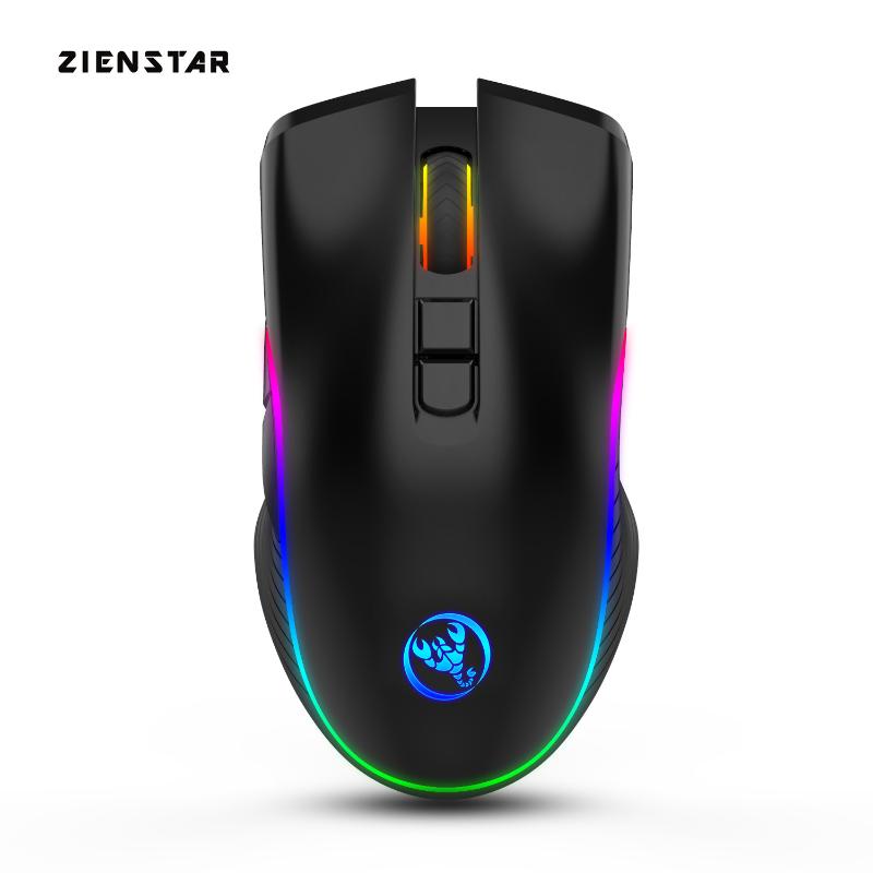 

Mice Zienstar Type C Fast Charging USB 2.4Ghz Wireless Gaming Mouse With RGB Backlight