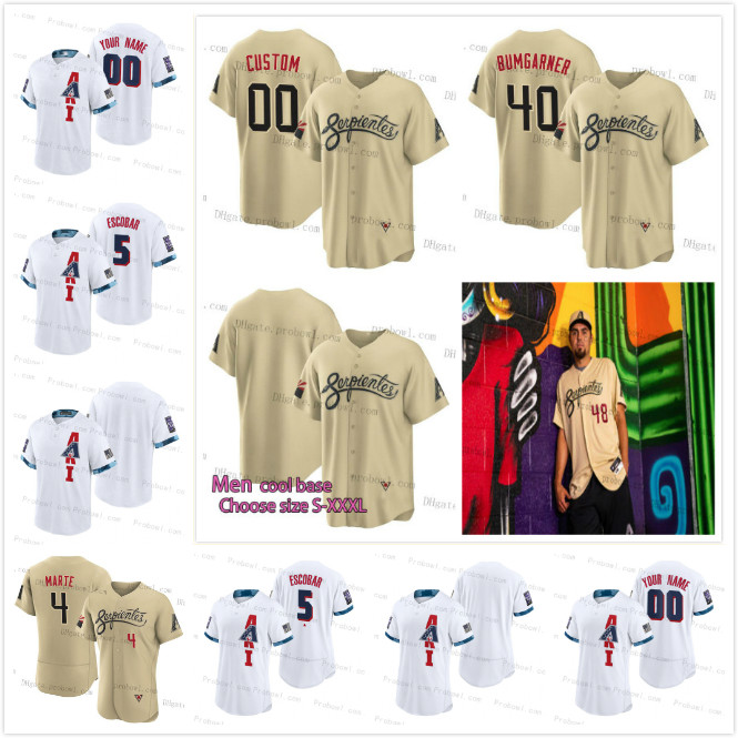 

Arizona Ketel Marte Diamondbacks 2021 City Connect Jersey Madison Bumgarner Pavin Smith Josh Rojas Christian Walker Ildemaro Vargas Young, Men flex base