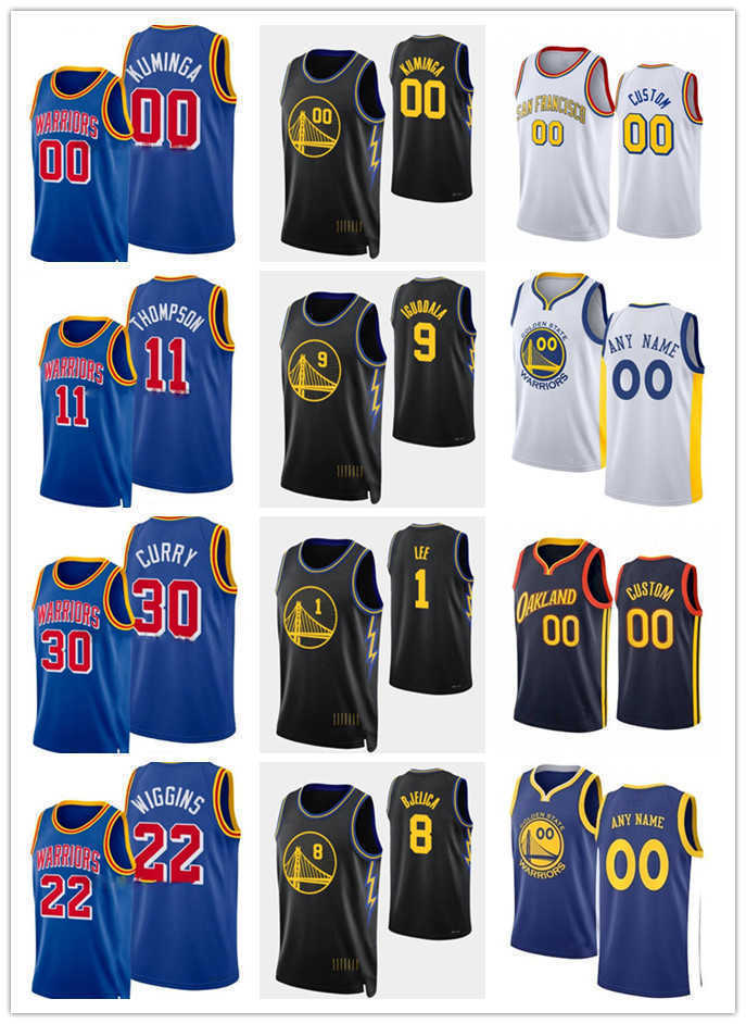 

75th Custom Men Women youth 8 Nemanja Bjelica 9 Andre Iguodala 00 Jonathan Kuminga 1 Damion Lee Golden''State''Warriors''Basketball Jerseys, Color
