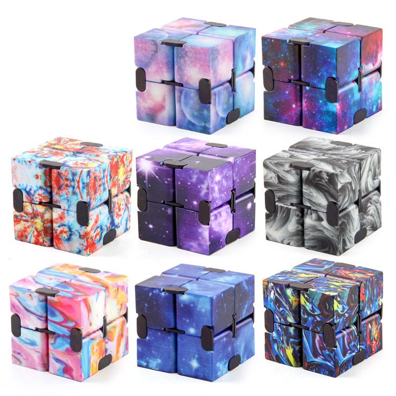 

Infinity Magic Cube fidget toys Creative Sky Antistress Office Flip Cubic Puzzle Mini Blocks Decompression Toy