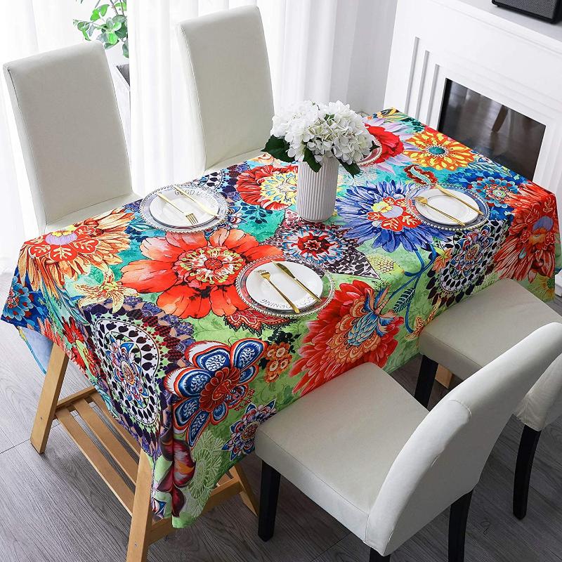 

Happy Memories Tablecloth, Original Design Hand Drawing Art Print Table Cloth