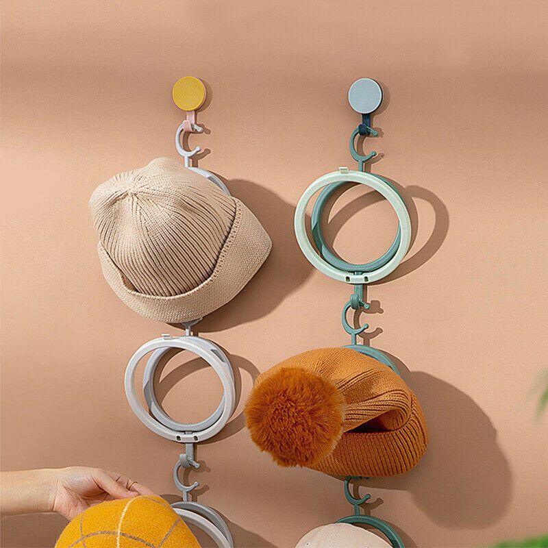 

Hangers & Racks Storage Hats Holder Closet Hanger Hanging Display Rack Baseball Cap