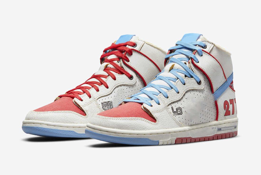 

2021 Authentic shoes High Pro Ishod Wair Magnus Walker Shoes SB SAIL UNIVERSITY BLUE RED Men Women Athletic Sneakers DH7683-100 With, 35