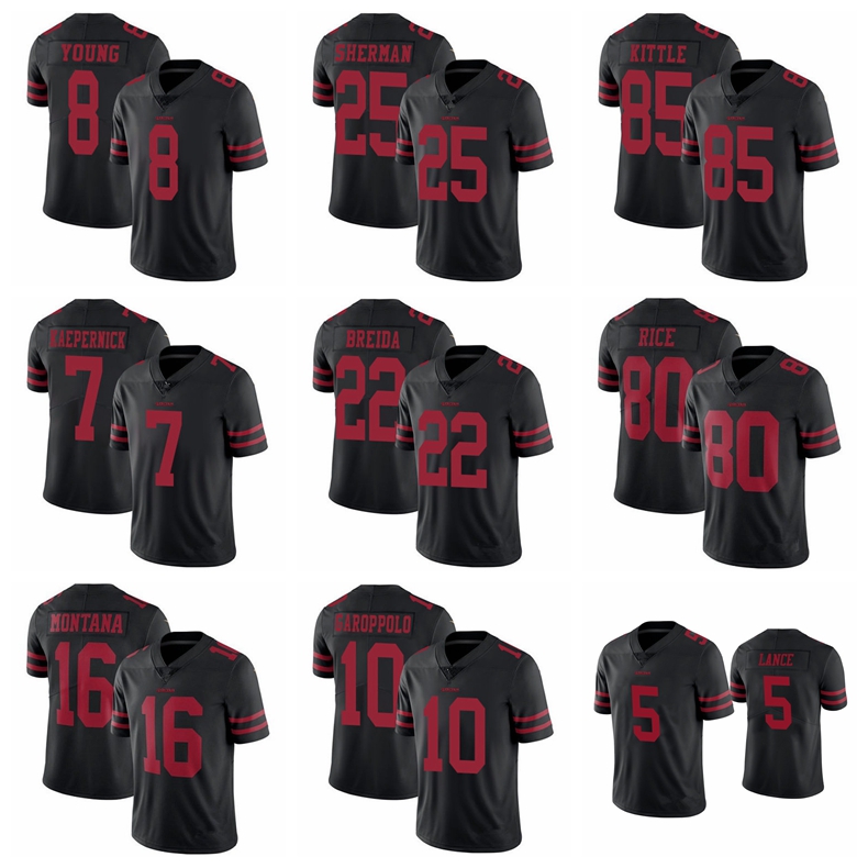 

San Francisco''49ers''MEN WOMEN YOUTH George Kittle Steve Young Joe Montana Trey Lance Ronnie Lott Vapor Untouchable Limited football Jersey