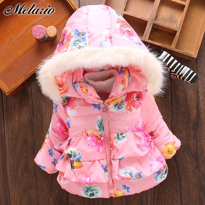 

Down Coat Winter Children Baby Girls Warm Jacket Kids Fashion Printed Outerwear Children's Christmas Costume For Girl, Blue;gray