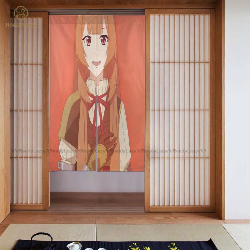 

Raphtalia Curtains Decorative Cute Door Curtain Cabinet Double & Drapes