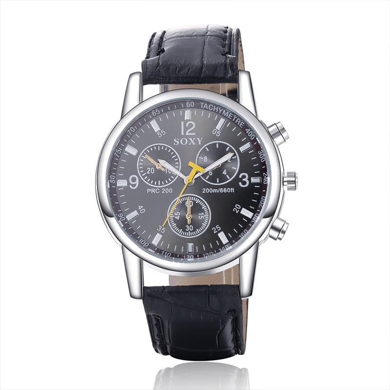 

Wristwatches SOXY Quartz Watch Men Wrist Watches Fashion Leather Sport Casual Hombre Hour Clock Relogio Masculino 2021, White