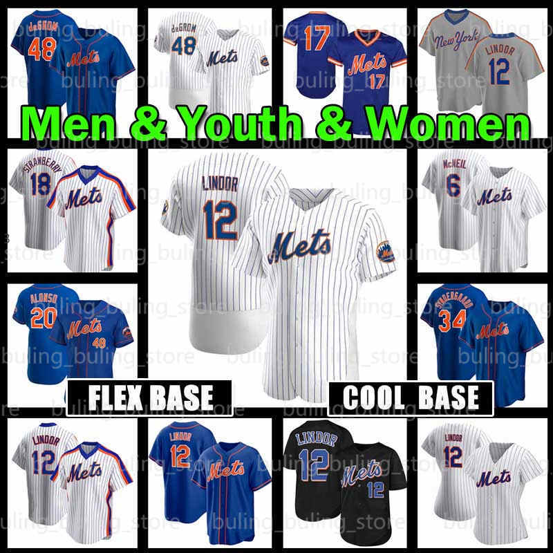 

Mets 12 Francisco Lindor Jerseys Men Youth Women Custom New 48 Jacob deGrom York Brandon Nimmo 20 Pete Alonso Marcus Stroman 2021, Custom men 2021 new flex base(dadouhui)