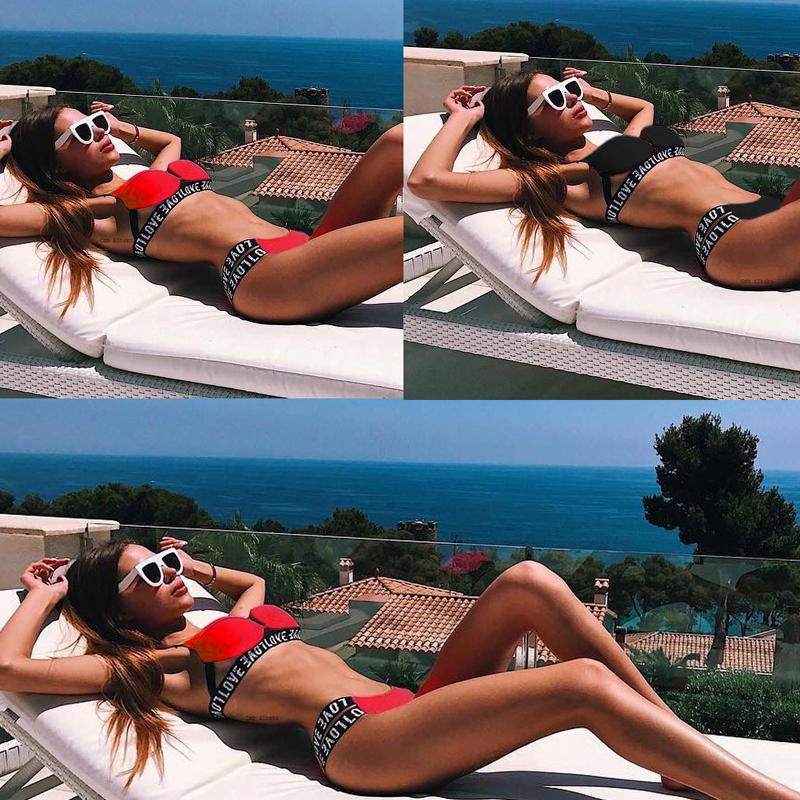 

Women' Swimwear 2021 Sports Wear For Women Gym Swimsuit Low Waist Wire Free Swim Suit Sexy, Rd
