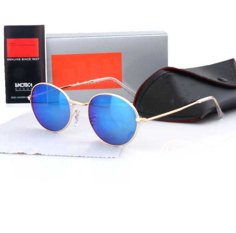

Luxury designer Sunglasses Ray Vintage Pilot Brand Band UV400 Protection Mens Womens Designer Out Cycling Fashion sun glasses with case 3547