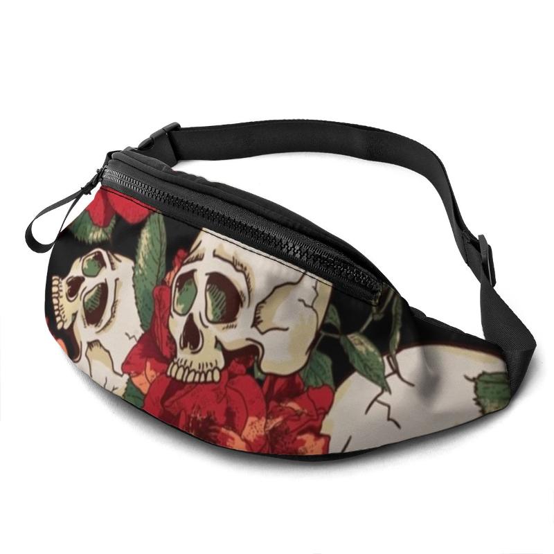 

Waist Bags Skull Bag Picture Polyester Pack Climbing Unisex