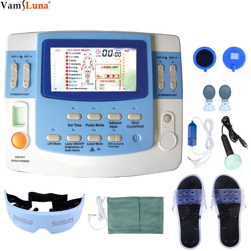 

Electric Massagers Integrated Physical Therapy With Ultrasound Tens & Ems Physiotherapy Equipment 7 Channels Laser And Sleep Function