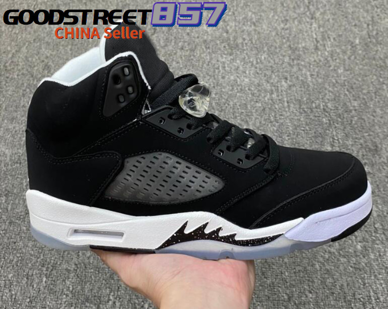 

with box 5 Oreo Basketball Shoes 5s Black White-Cool Grey men Outdoor Sneakers CT4838-011 us 7-13, 07