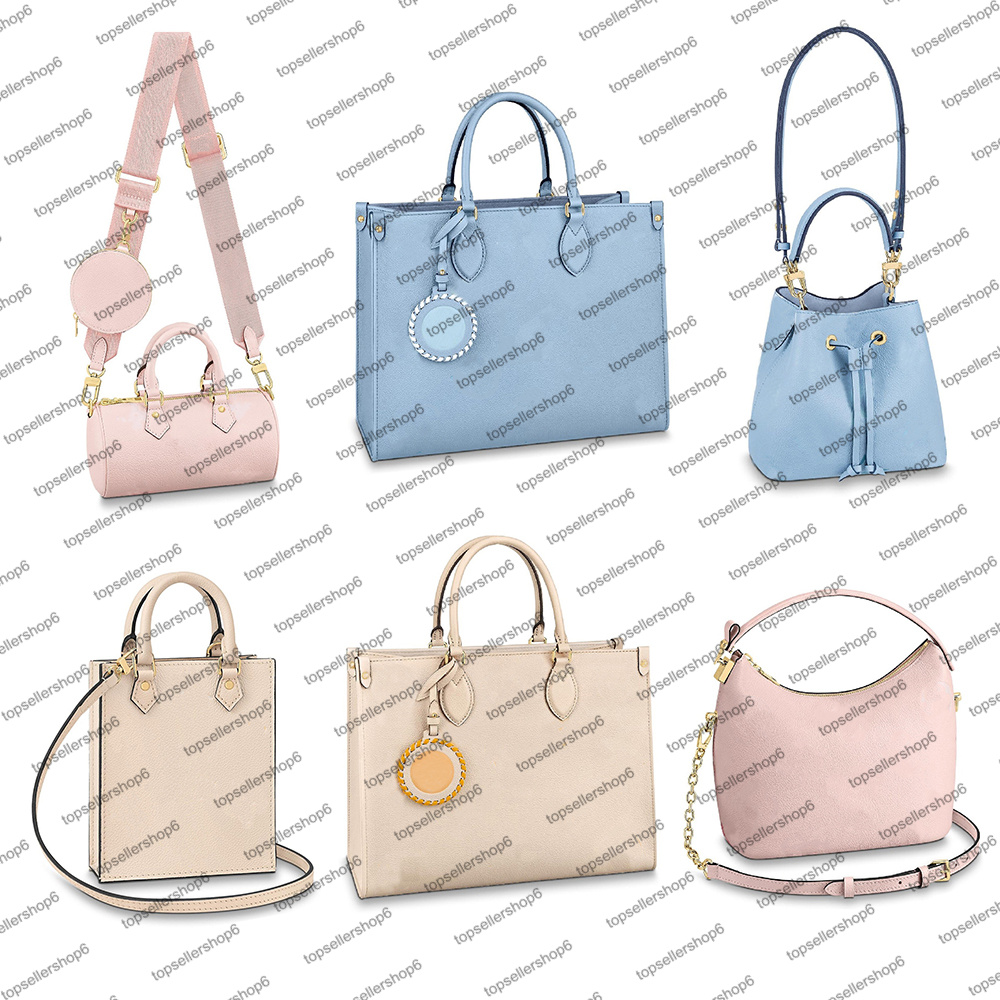 

M45718 Women Bag subtle color gradation cowhide leather ONTHEGO PAPILLON MM NEONOE embossed Handbag Purse Tote Bucket Clutch Crossbody Shoulderbag, Invoice/no pay