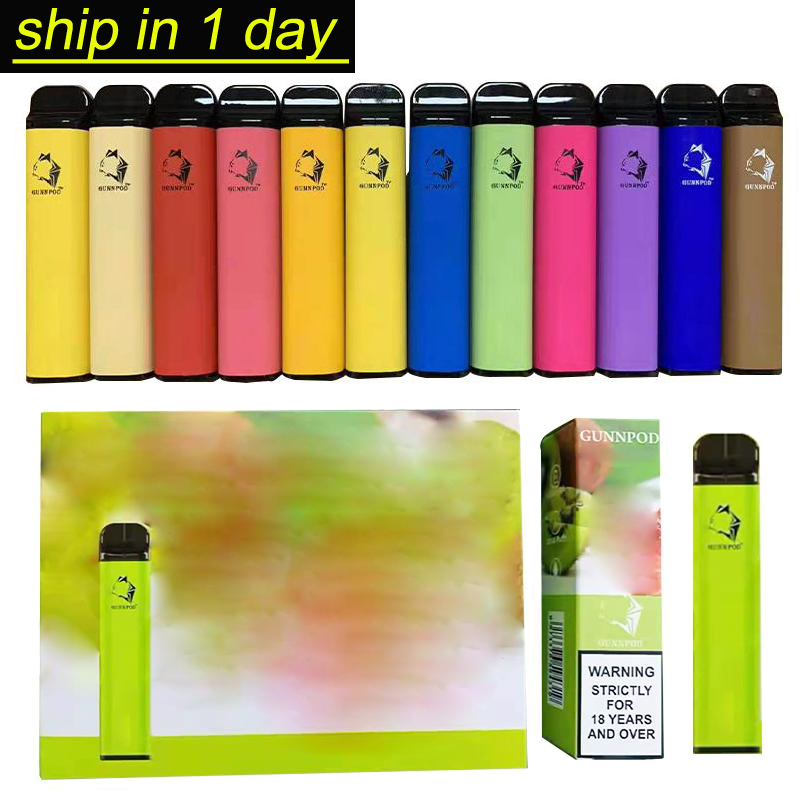 

Gunnpod 2000 Puffs Disposable Vape Pen E Cigarette Deivce With 1250mAh Battery 8ml Pod Gunpod Smoking Vapes Kit