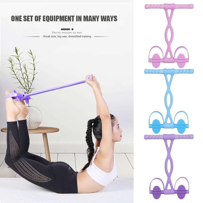 

WolFAce Multi-function Arm Leg Tummy Training Foot Sit-up Pedal Rally TPR Tension Resistance Pull Rope Pilates Yoga Fitness Tool Bands