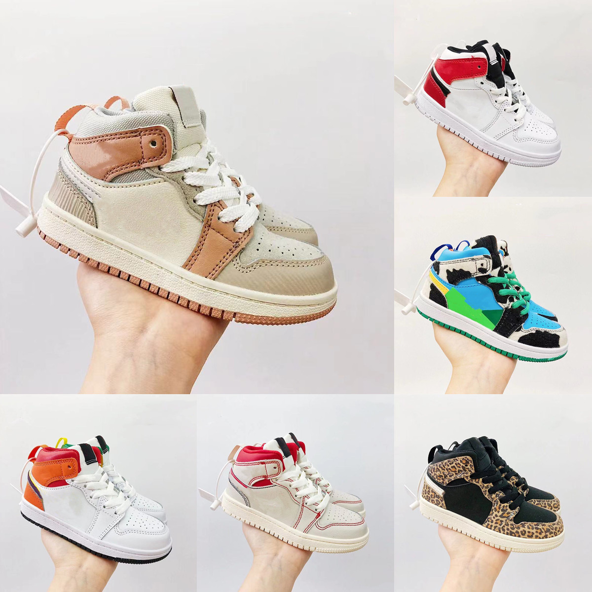 

Kids Designer Basketball shoes Sneakers Boys Girls Banned 1s Weaving Sneaker Youth Children Sports Athletic Outdoor Trainers EUR28-35, Color 8